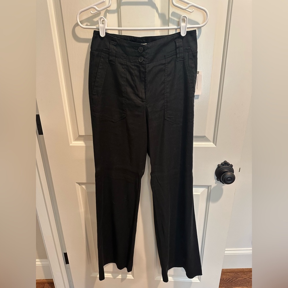 Maeve Black Flared Pants